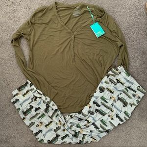 NWT Posh Peanut Cash womens lounge 2XL